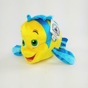 Disney Parks The Little Mermaid Flounder Plush